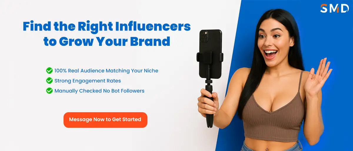 Influencer Research and Outreach Service at SMD Digital Marketing Agency